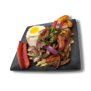 Lomo saltado a lo pobre